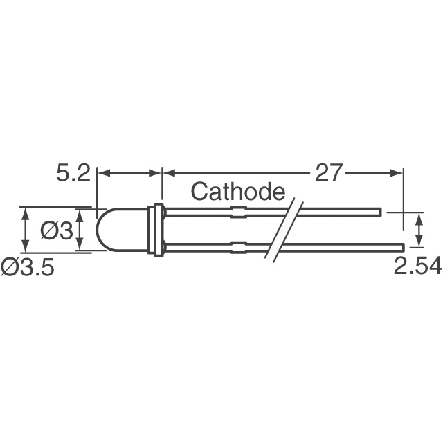 WP132XYD Kingbright  Indication LED - Discrète